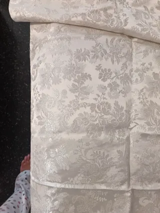 Pañolón de Fallera Dorado y Blanco