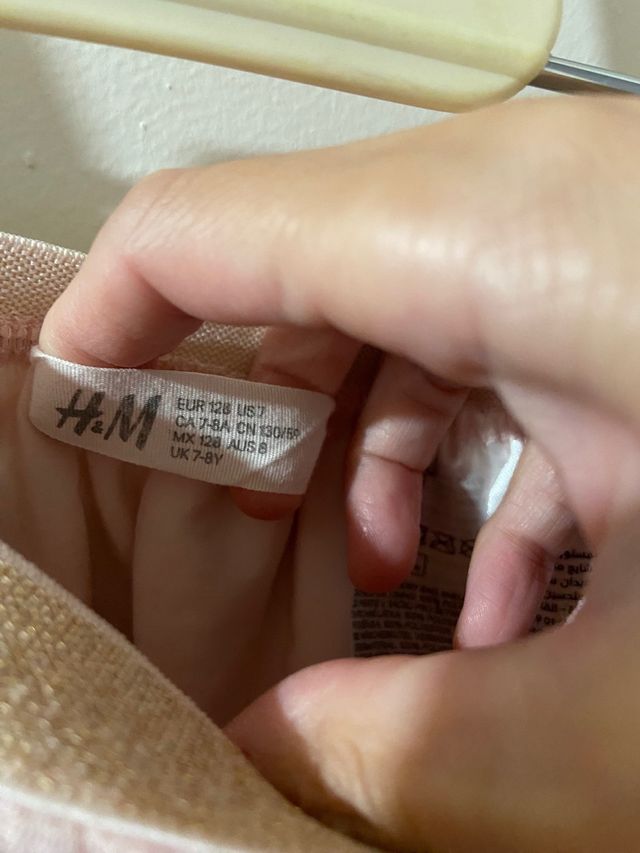 Falda niña lentejuelas arcoíris