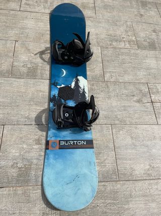 Tabla Snow Burton 144cm con Fijaciones