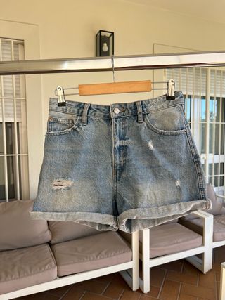 Shorts Vaqueros Vintage Desgastados