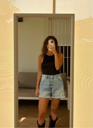 Shorts Vaqueros Vintage Desgastados