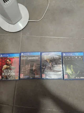 Pack 4 Videojuegos PS4 Precintados