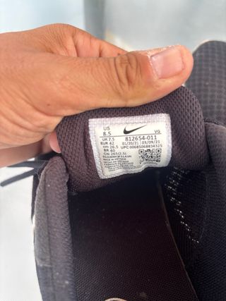 Zapatillas Nike Hombre Negras/blanca