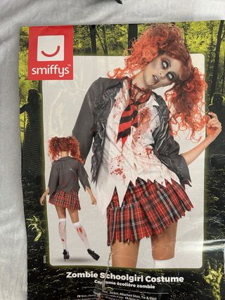 Disfraz Zombie Schoolgirl Smiffys Talla L