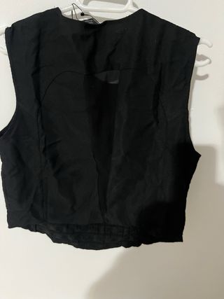 Blusa Zara Negra Talla M