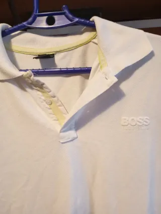 Camiseta Polo Hugo Boss Blanca XXL