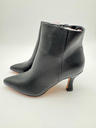 Botines Botas de Punta Zapatos Mujer con Tacón, 37