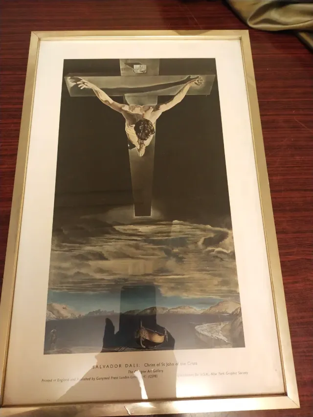 Stampa Salvador Dalí Cristo di San Giovanni
