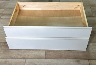 2 cassettiere IVAR Ikea in legno bianco