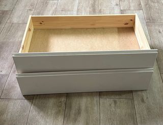 2 cassettiere IVAR Ikea in legno bianco