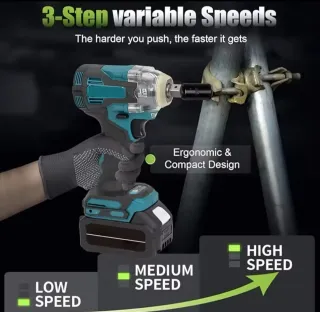 Llave de Impacto 2 Baterías y Maletín