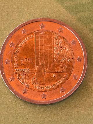 Moneda 2 euros Alemania 2020 Varsovia