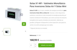 inversor solax x1 mini 2000w