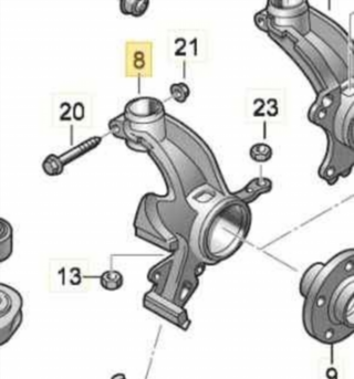 MANGUETA DELANTERA IZQUIERDA SEAT IBIZA SC
