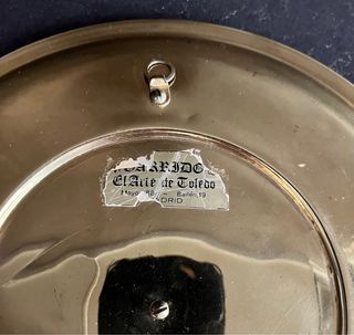 Plato Conmemorativo Garrido-El Arte Toledo