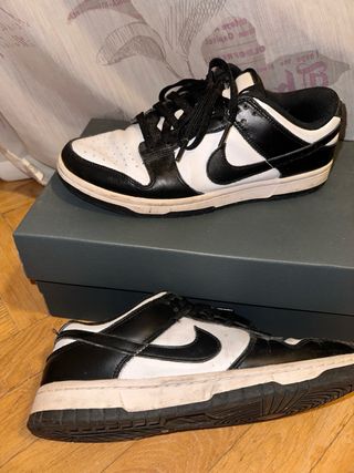 Zapatillas Nike Dunk Low Negras y Blancas
