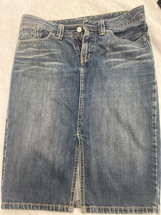 Falda vaquera Levi's azul