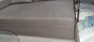 Sofá cama chaise longue beige arena