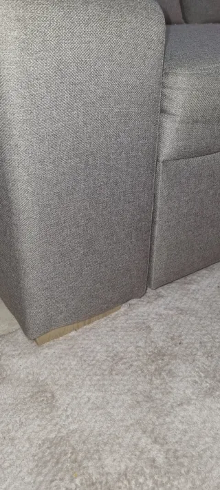 Sofá cama chaise longue beige arena