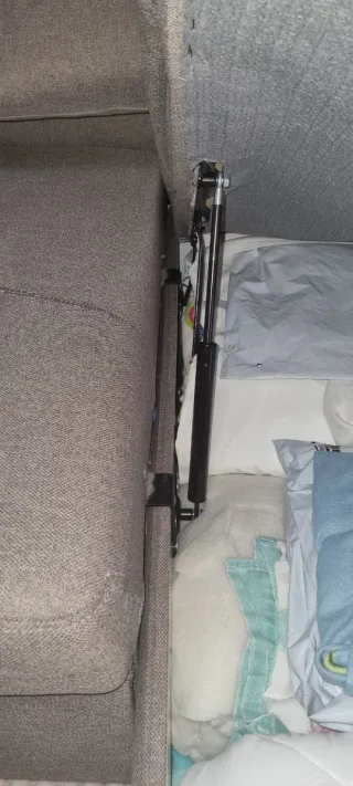 Sofá cama chaise longue beige arena
