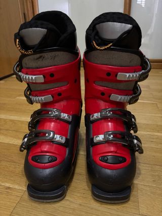 Botas de esquí junior Rossignol rojas