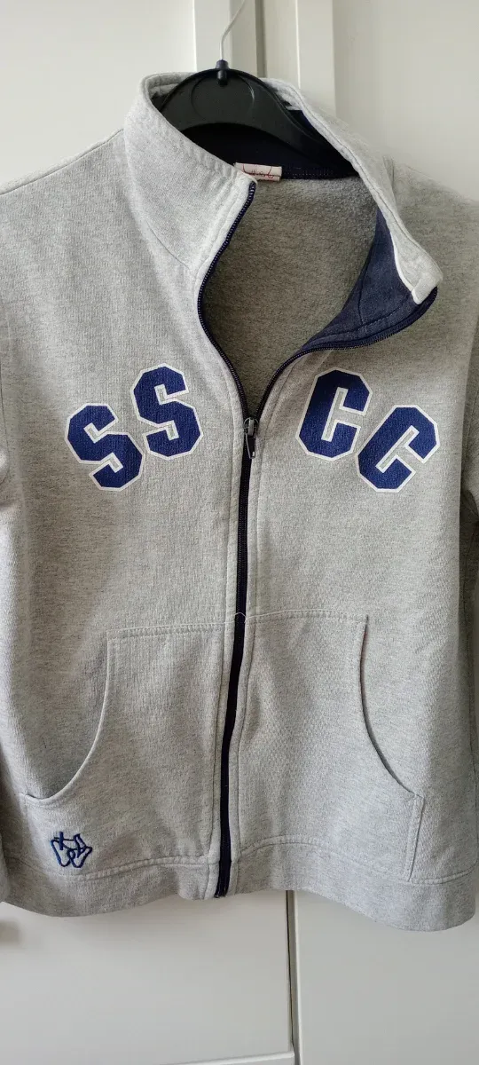 Chaqueta chándal Enriqueta Aymer gris talla 12 año