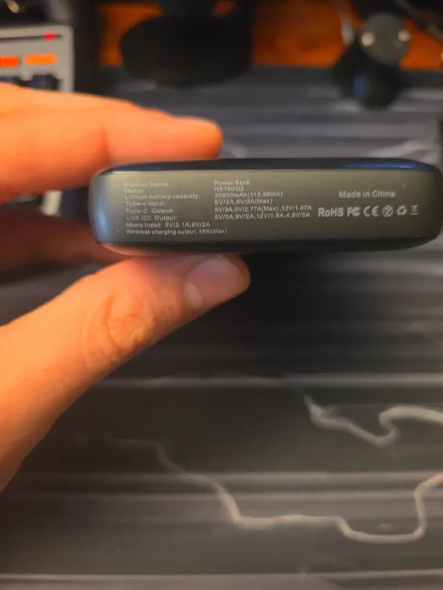 Power Bank 26800 mAh Inalámbrica