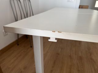 Mesa de comedor extensible Ikea blanca