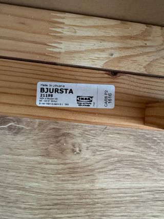 Mesa de comedor extensible Ikea blanca