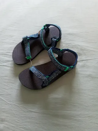 Sandalias Teva Talla 37 Azul/Marrón