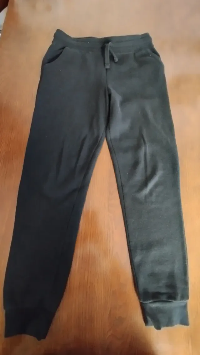 Chándal niño negro, talla 11-12 años