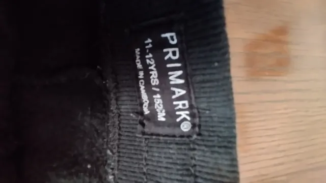 Chándal niño negro, talla 11-12 años