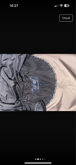 Giubbotto Armani nero