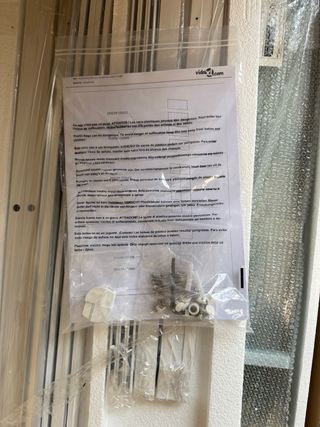 Puerta aluminio cristalera 76x205