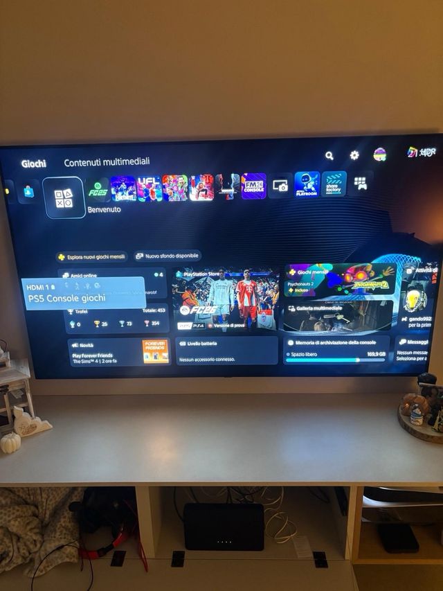 Playstation 5 con disco, Joypad e Carica Joypad