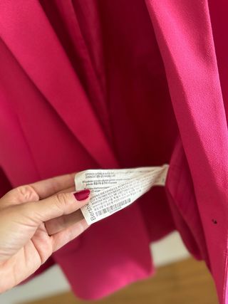 Blazer fucsia Bershka Talla S