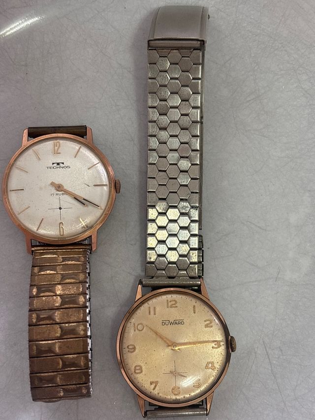 Lote 2 Relojes Vintage Technos y Duward