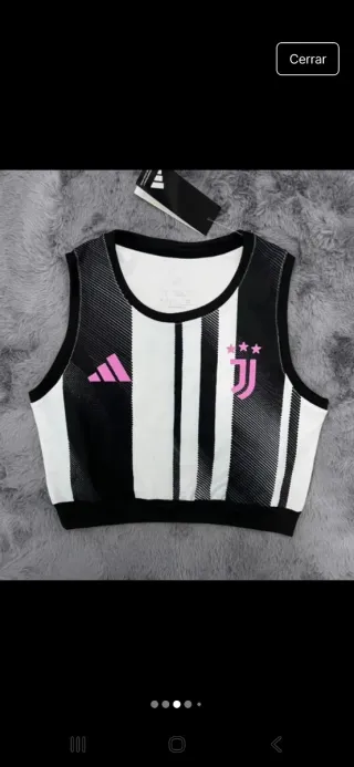 Camiseta sin mangas Nike rayas rojas y blancas