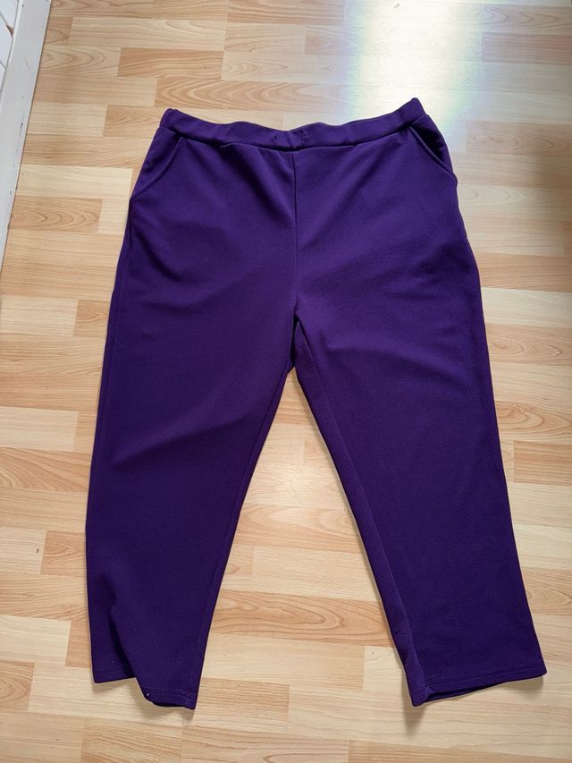 Pantalones morados Shein