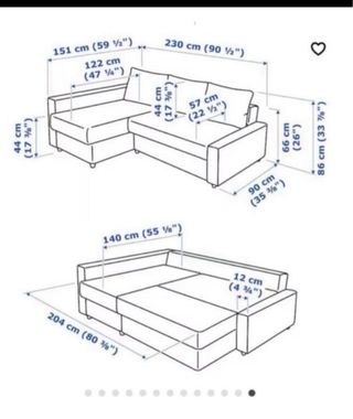Sofá chaiselongue gris tela