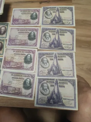 Billetes antiguos de pesetas - El Banco de España
