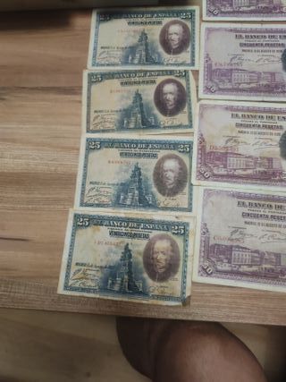 Billetes antiguos de pesetas - El Banco de España