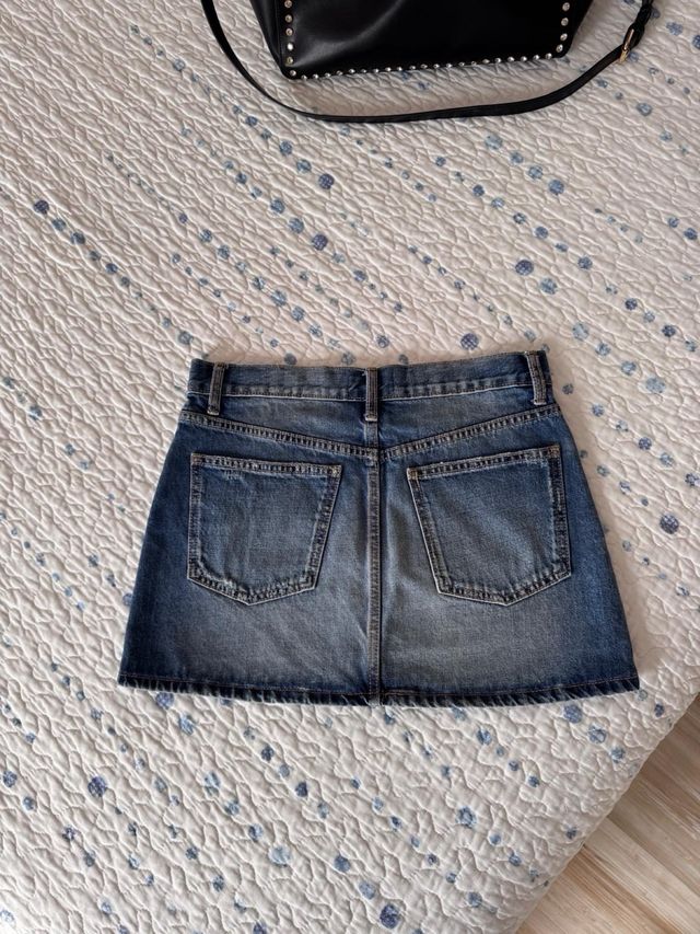 Falda vaquera corta
