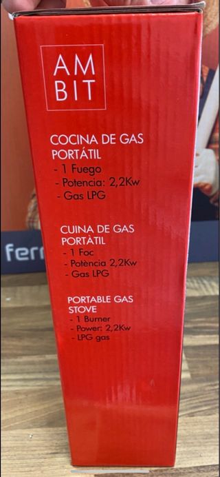 Cocina de gas