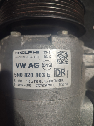 COMPRESOR AIRE ACONDICIONADO SEAT ALTEA (5P1) 1.9