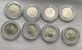 Colección 8 monedas 2000 pesetas