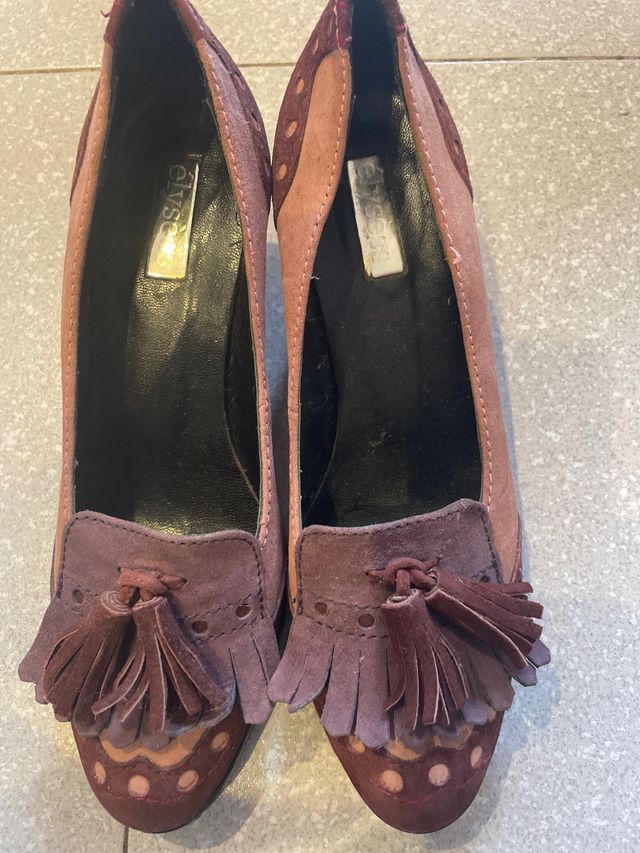 Zapatos de ante talla 39