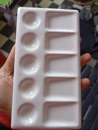 Paleta para cerámica dental