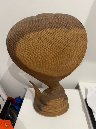 Figura de madera de cobra