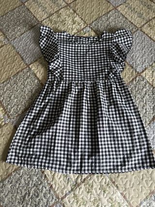 Vestido Vichy Negro